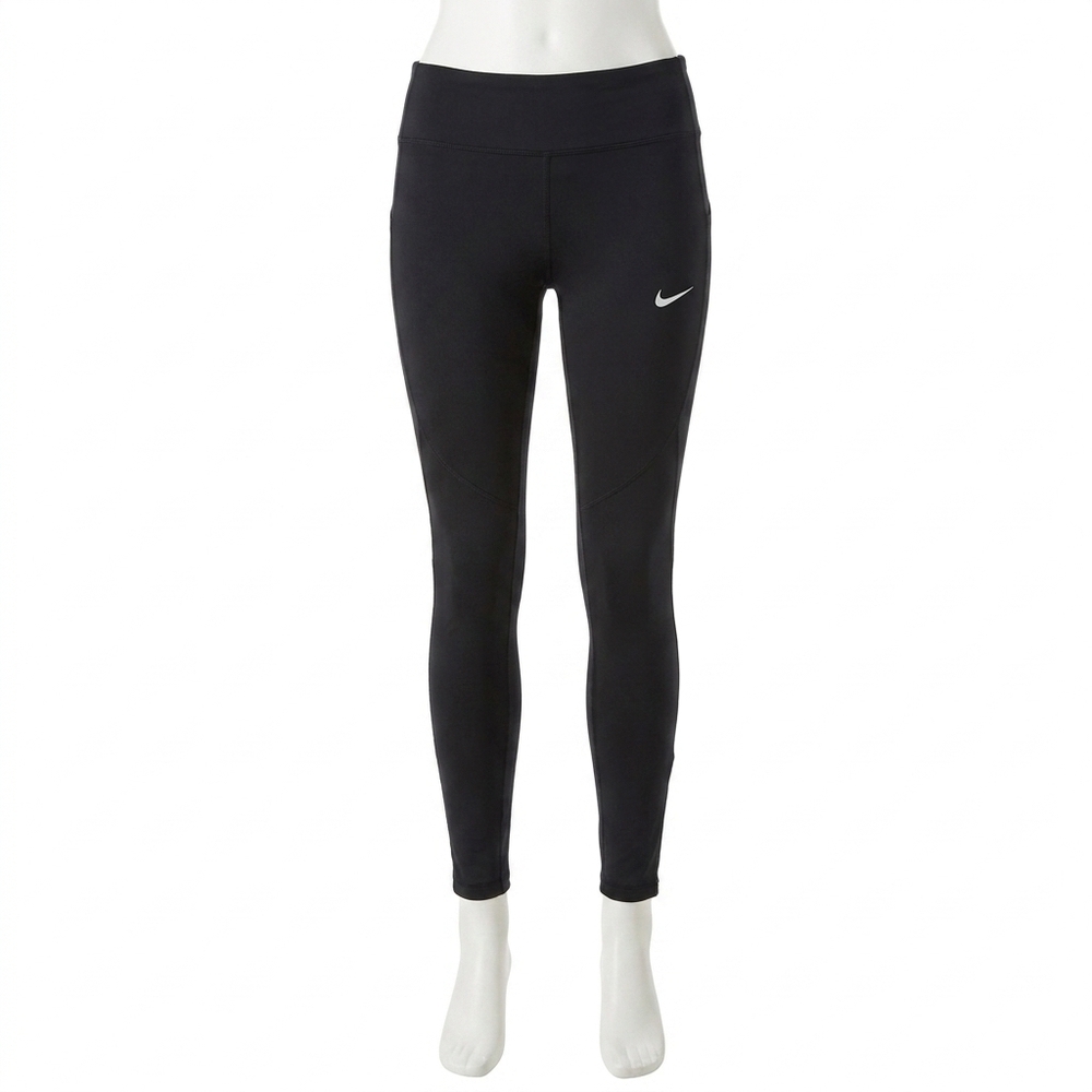NEW NIKE women's shield running leggings in black